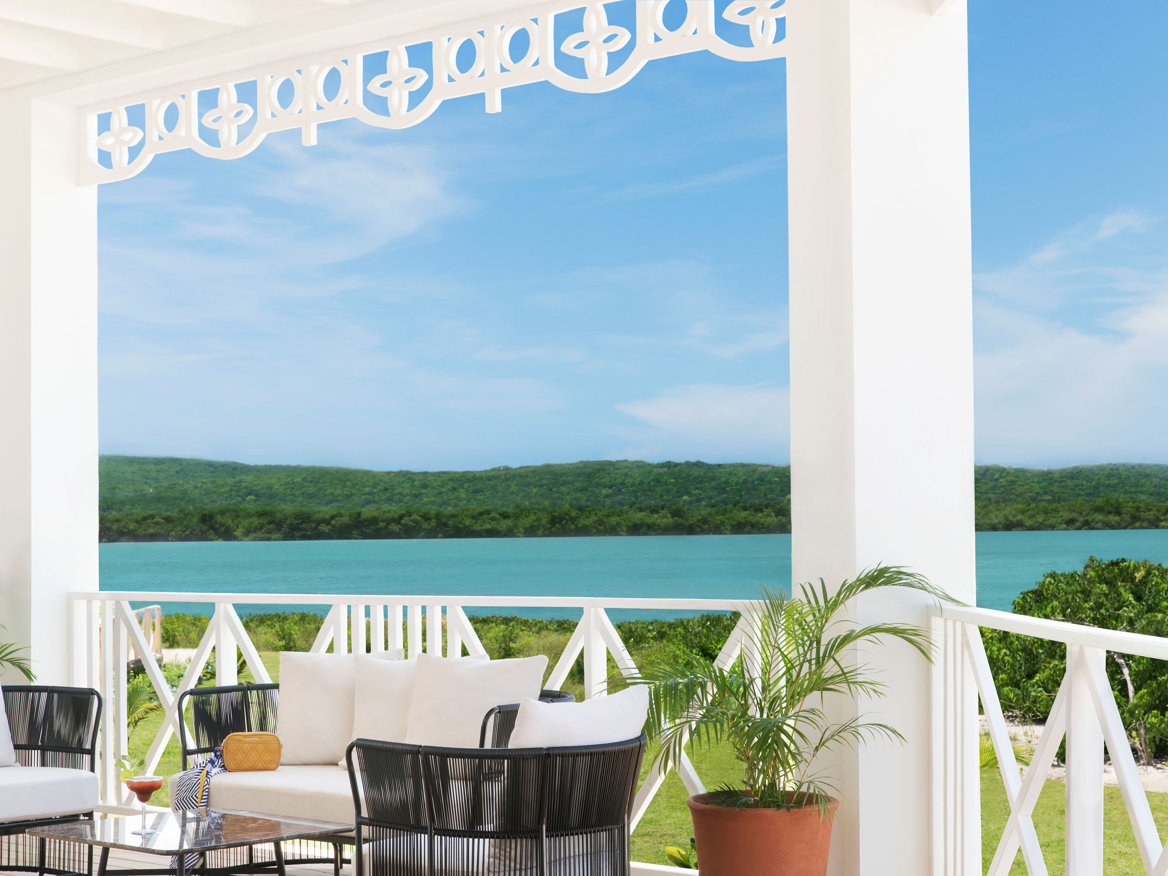 Ocean Views from the Club Lounge at Excellence Oyster Bay Resort